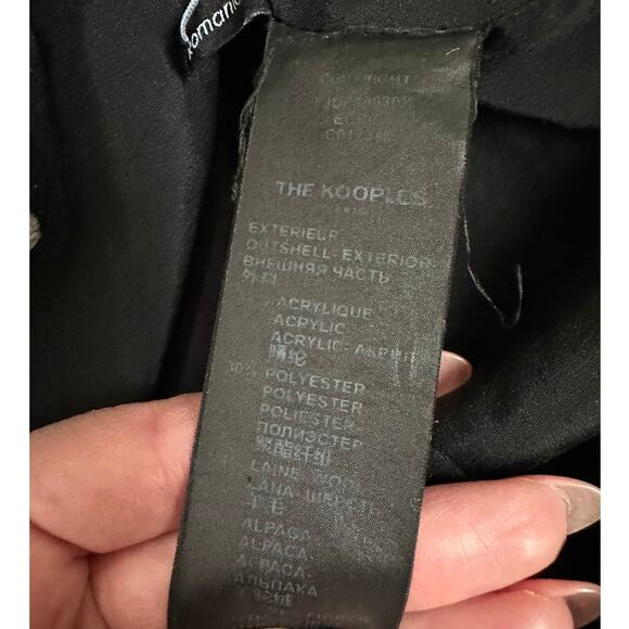 THE KOOPLES Tweed Black Formal Mini Skirt Small - Picture 10 of 10